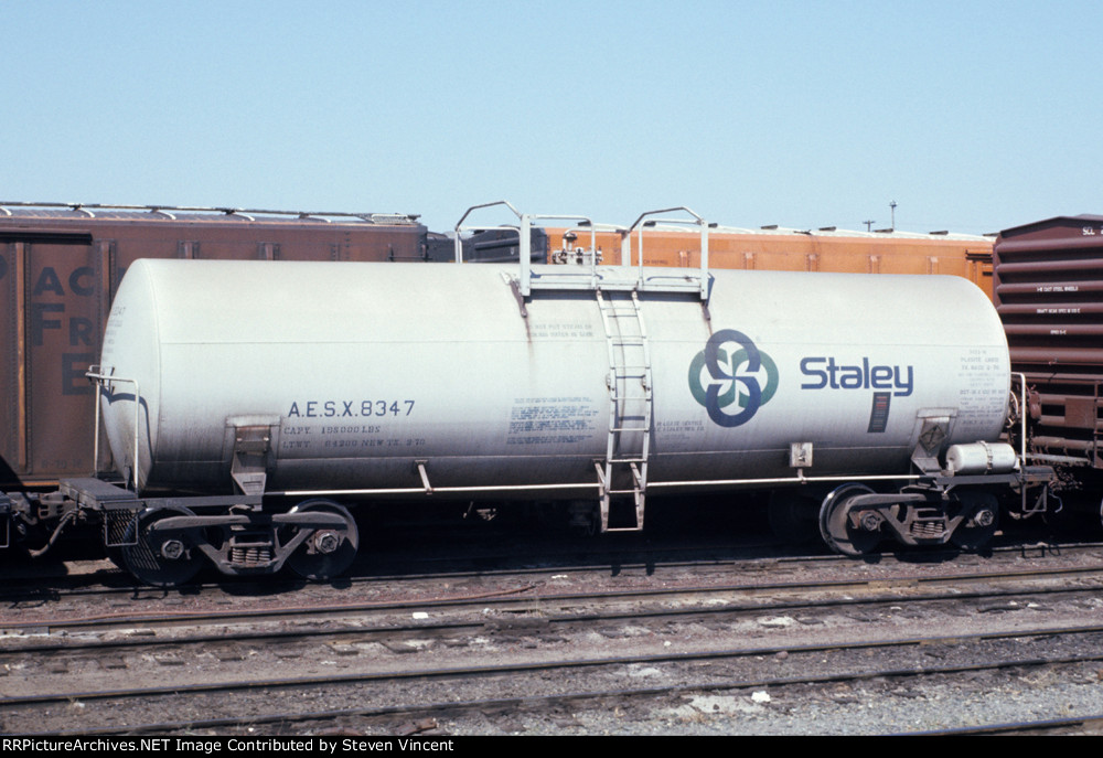 Staley tank car AESX #8347